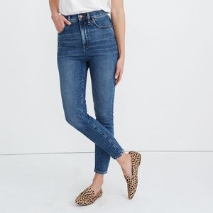 Madewell 11" High-Rise Skinny Jeans in Longridge Wash 28